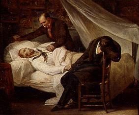 The death Géricaults on January 26th, 1824. a Ary Scheffer