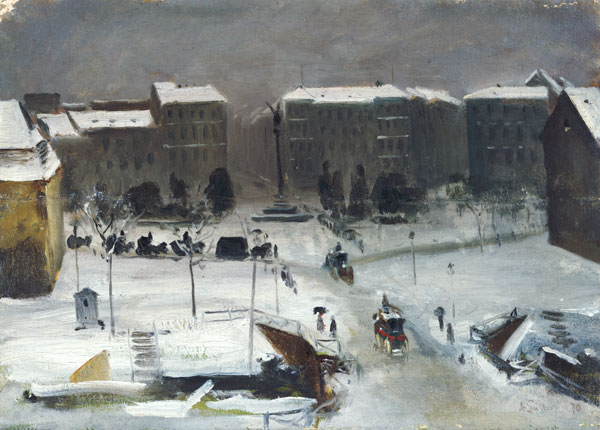 The Belle-Alliance Square in Berlin a Ascan Lutteroth