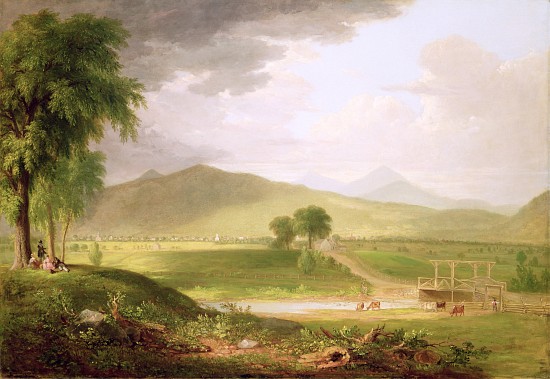 View of Rutland, Vermont a Asher Brown Durand