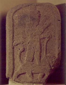 Stele depicting Ishtar of Arbele on a lion