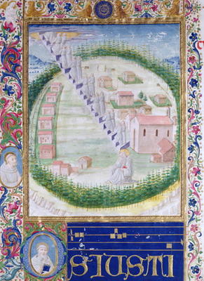The Dream of St. Romauld (c.951-1027) c.1502 (vellum) a Attavante di Gabriello di Vanti di Bartolo