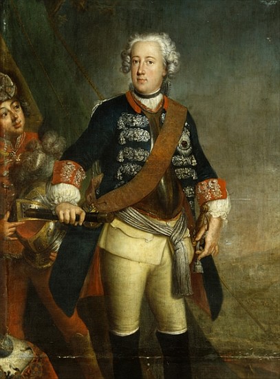 Frederick II as King a (attr. to) Antoine Pesne