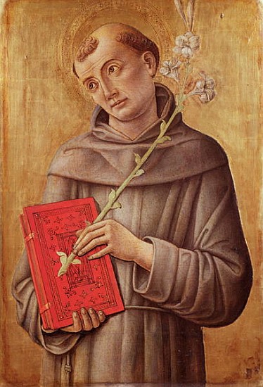 St. Anthony of Padua a (attr.to) Bartolomeo Vivarini