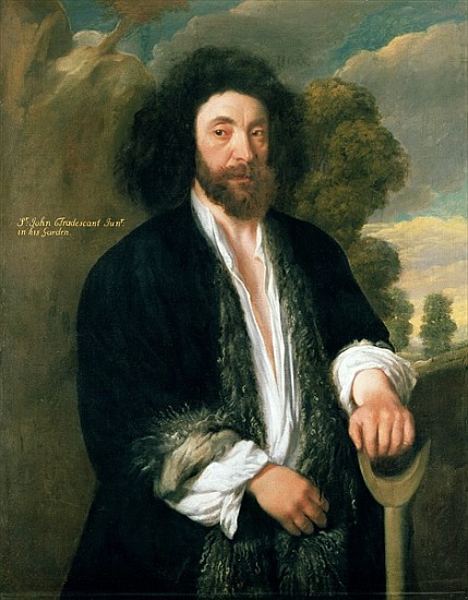 John Tradescant the Younger as a Gardener, 17th century a (attr. to) Thomas de Critz