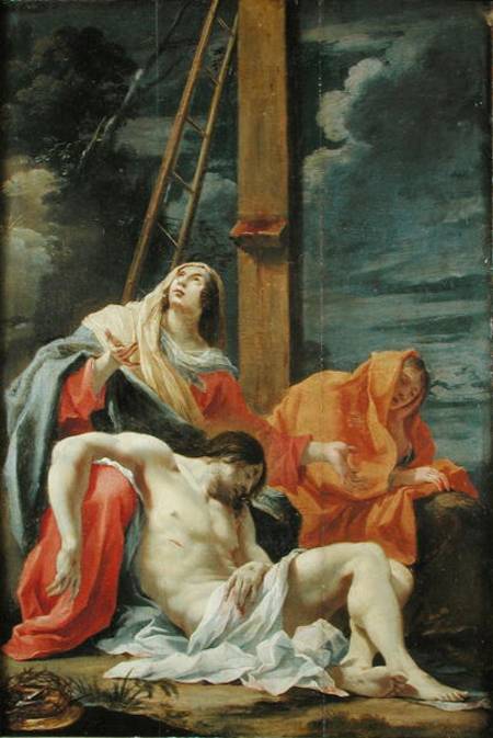 The Lamentation of Christ a Aubin Vouet