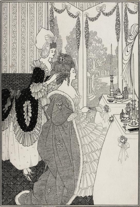 The Toilet (Illustration for "The Rape of the Lock" by Alexander Pope) a Aubrey Vincent Beardsley