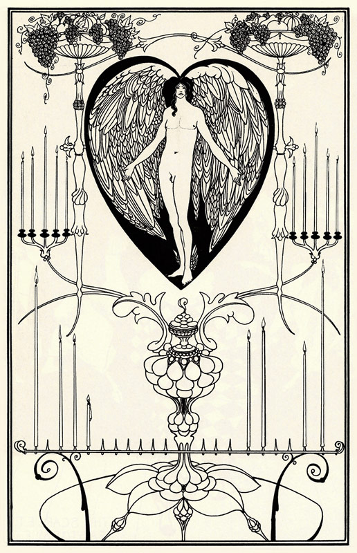 Illustration for "The Mirror of Love" by Marc-André Raffalovich a Aubrey Vincent Beardsley