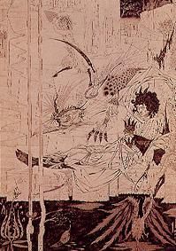 Sheet from Morte this ' Arthur a Aubrey Vincent Beardsley