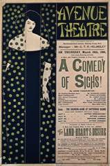Poster for the comedy A Comedy of Sighs a Aubrey Vincent Beardsley