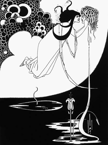 Illustration for Salome by Oscar Wilde a Aubrey Vincent Beardsley