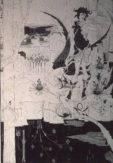 Siegfried, from Act II of 'The Ring of the Nibelung' by Wagner a Aubrey Vincent Beardsley