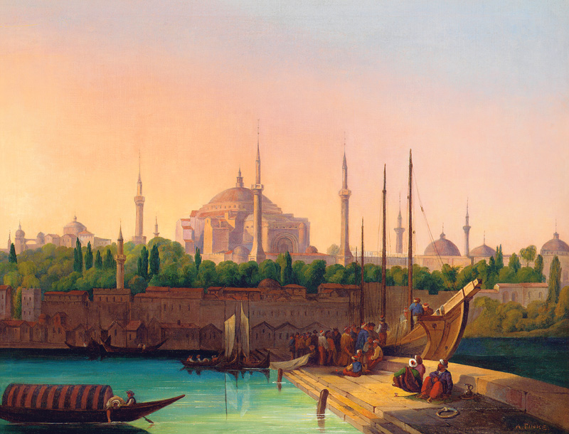 Hagia Sophia, Istanbul. a August Finke