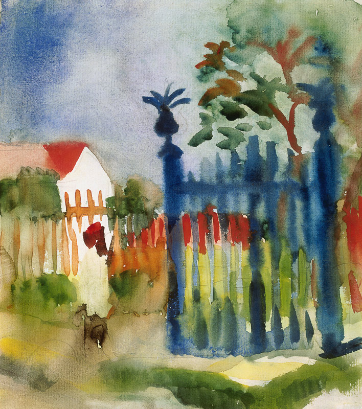 cancello giardino a August Macke