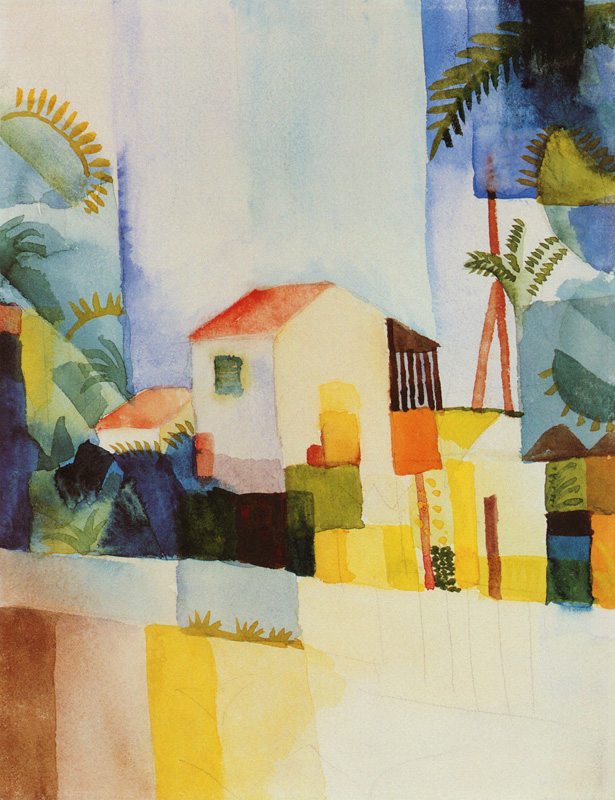 Brillante casa a August Macke