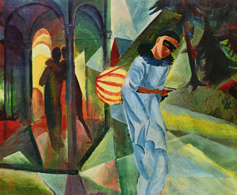 Pierrot a August Macke