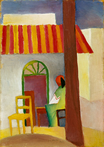 Caffe turco a August Macke