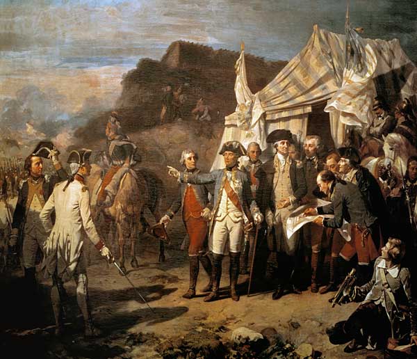 Siege of Yorktown, 17th October 1781 a Auguste Couder
