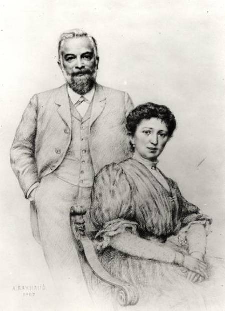 Adolphe Giraudon (1849-1929) and his wife, Claire a Auguste Raynaud