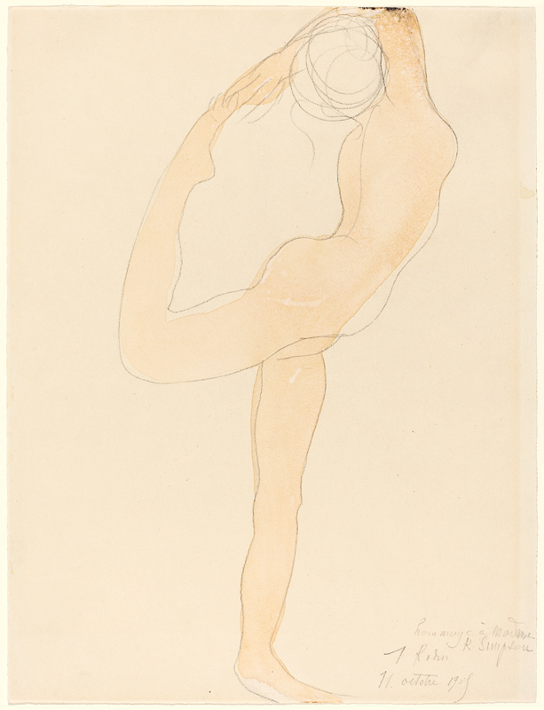 Dancing figure a Auguste Rodin