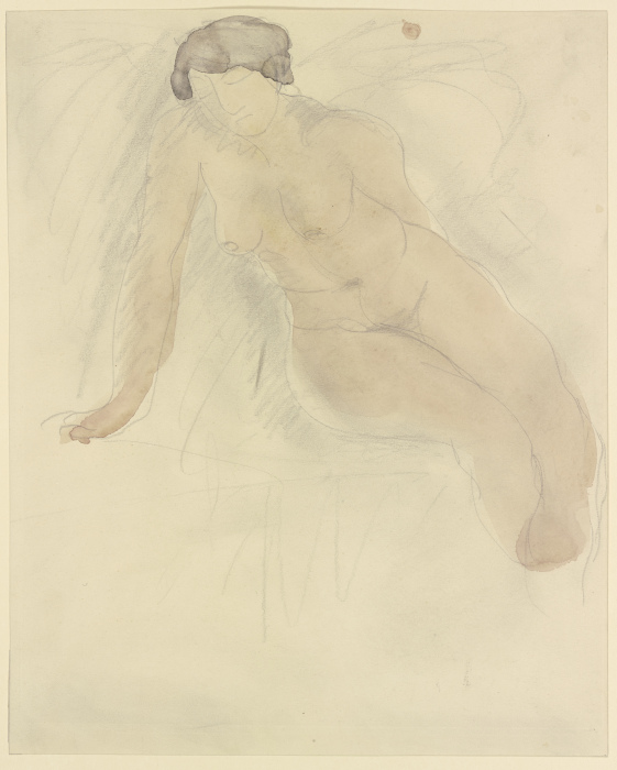 Sitzender Frauenakt a Auguste Rodin