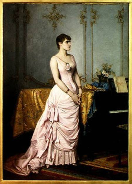 Portrait of Rose Caron (1857-1930) a Auguste Toulmouche