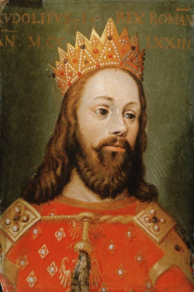 Rudolf I (1218-91) uncrowned Holy Roman Emperor, founder of the Hapsburg dynasty a Scuola Austriaca
