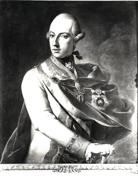 Portrait of Joseph II (1741-90) of Habsbourg-Lorraine a Scuola Austriaca