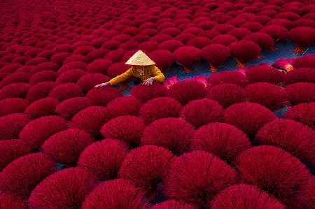 Incense drying