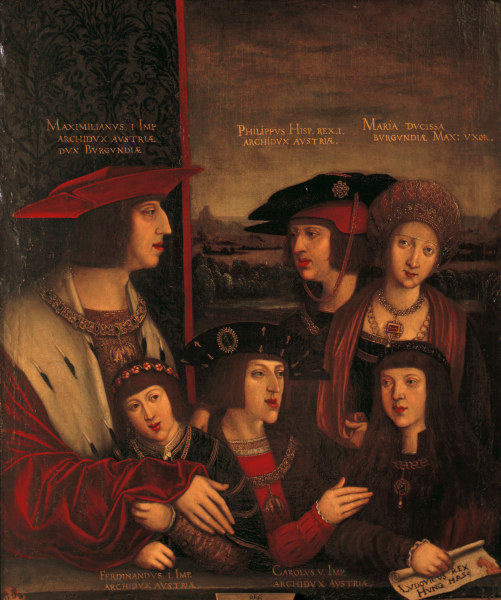 Family of Emperor Maximilian , Strigel a B. Strigel