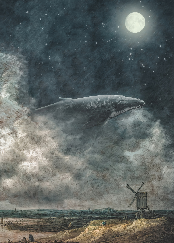 Whale In Painting a Baard Martinussen
