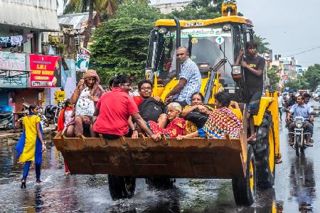 Earthmover turned people movers