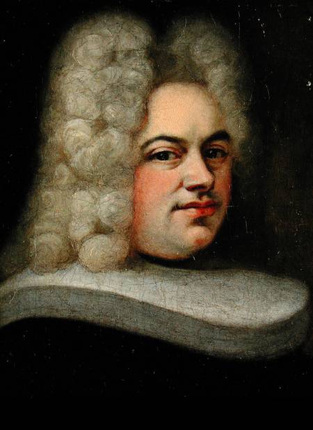 Portrait of the Councillor and Poet Barthold Hinrich Brockes (1680-1747) a Balthasar Denner