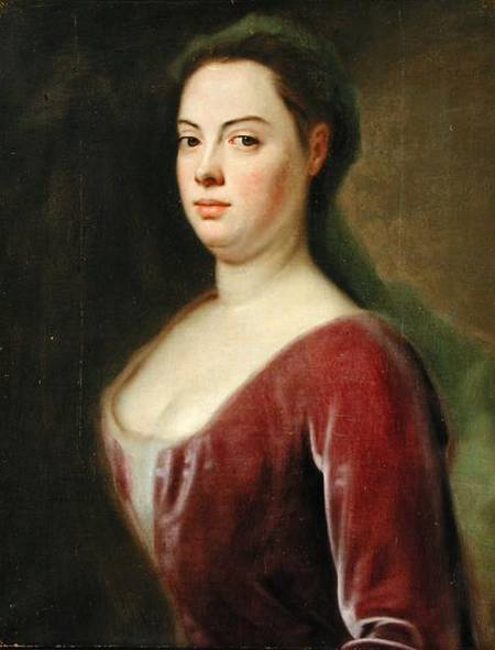 Portrait of Frau Denner a Balthasar Denner