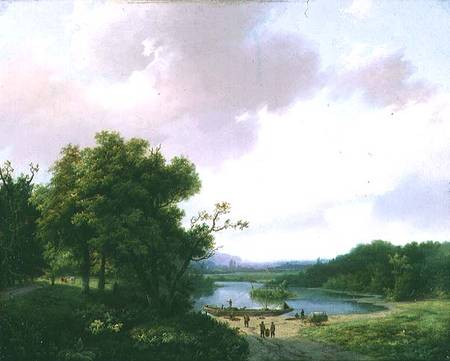 Rural Landscape a Barend Cornelisz. Koekkoek