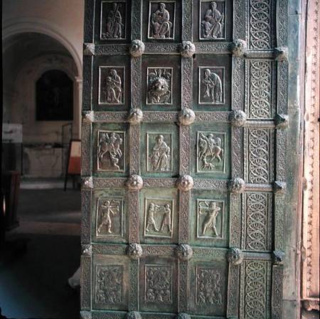 Doors from the facade a Barisano  da Trani