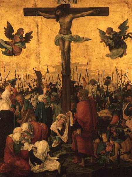 Crucifixion with the Virgin and St. John the Baptist a Barnaba da Modena