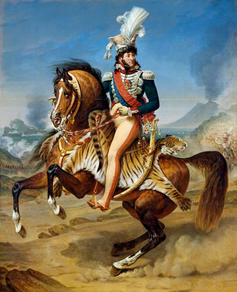 Equestrian Portrait of Joachim Murat (1767-1815) a Baron Antoine Jean Gros