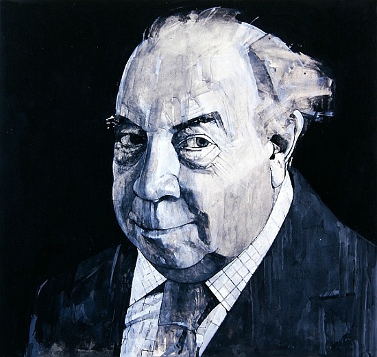 Portrait of J.B. Priestley, illustration for The Listener, 1970s a Barry  Fantoni