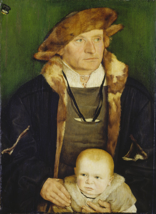 Portrait of Hans Urmiller and his Son a Barthel Beham