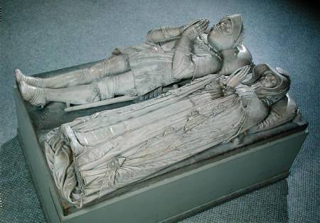 Effigies of Anne de Montmorency (1493-1567) Constable and Marshal of France and Madeleine of Savoy ( a Barthelemy Prieur