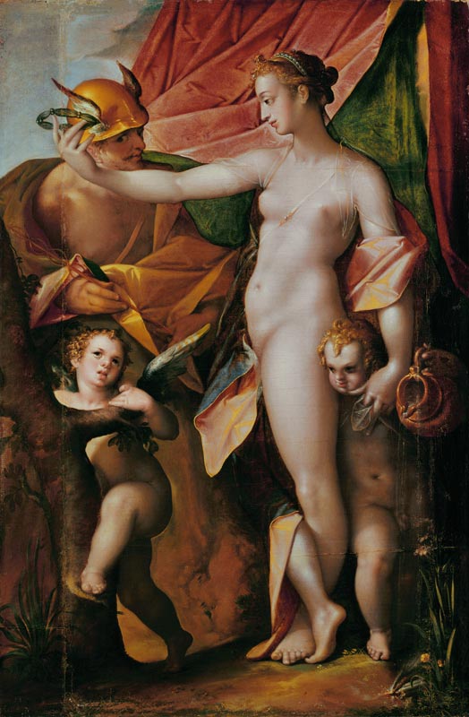 Venus and Mercury a Bartholomäus Spranger