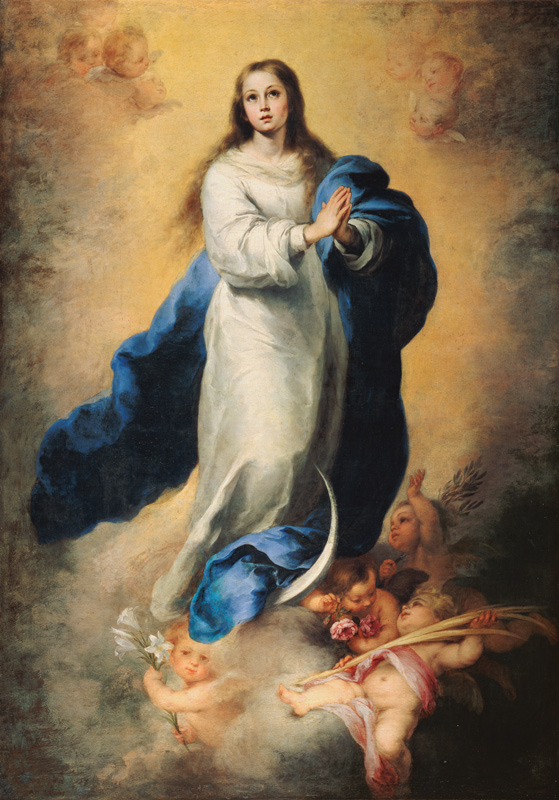 Immaculata of the Escorial a Bartolomé Esteban Perez Murillo