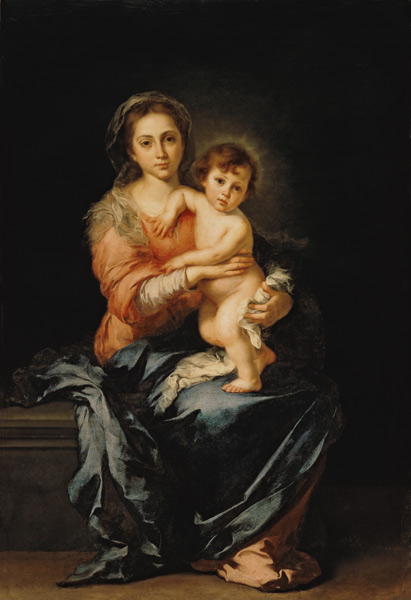 Madonna and Child, after 1638 a Bartolomé Esteban Perez Murillo