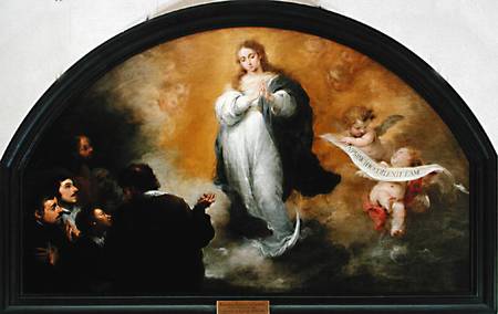 The Apparition of the Virgin a Bartolomé Esteban Perez Murillo