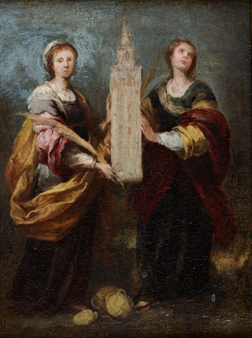 Saints Justa and Rufina a Bartolomé Esteban Perez Murillo