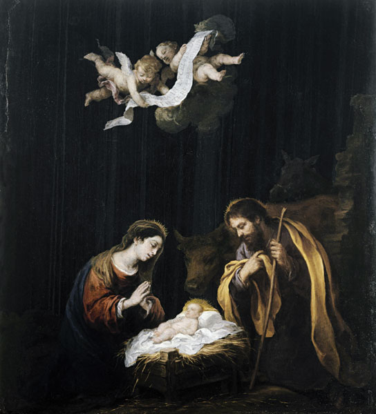 The Nativity a Bartolomé Esteban Perez Murillo