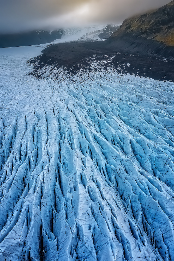 Svínafellsjökull glacier in Iceland II a Bartolome Lopez