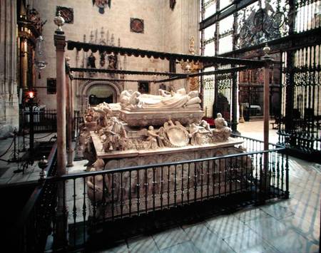 Tomb of Philip the Handsome (1478-1506) and Joanna the Mad (1479-1555) a Bartolome Ordonez