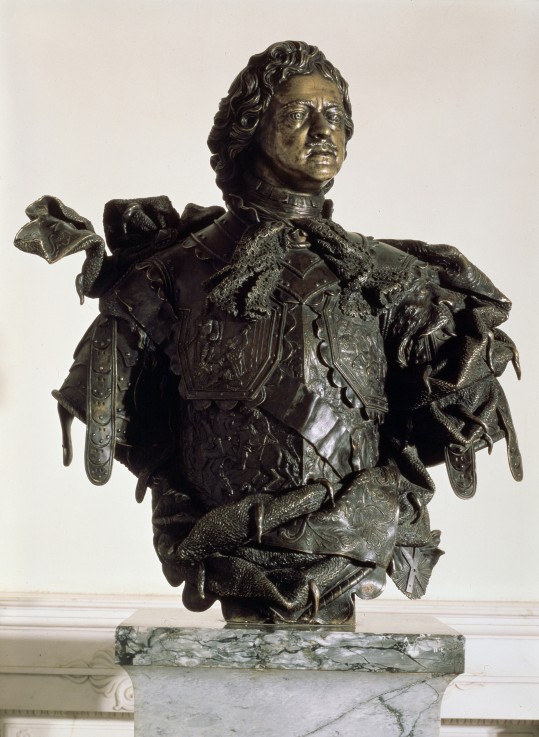 Portrait Bust of Emperor Peter the Great a Bartolomeo Carlo Rastrelli