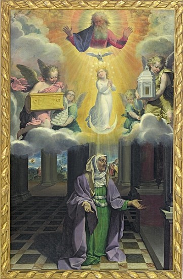 St. Anne and the Immaculate Conception a Bartolomeo Cesi